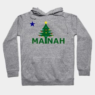 A Merry Christmas Mainah Flag Hoodie